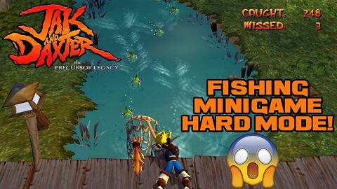 🎮👾🕹 Jak and Daxter: The Precursor Legacy - Fishing Minigame Hard Mode! - PC 🕹👾🎮 😎Benjamillion