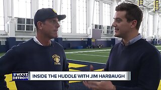 Inside the Huddle with Jim Harbaugh: Blame for Wisconsin loss "starts with being self-critical"