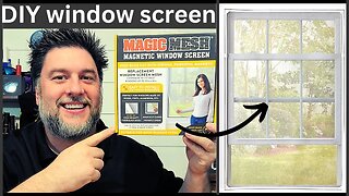 Magic mesh magnetic window screen [492]
