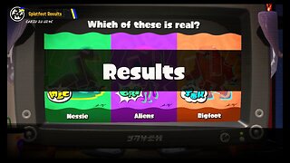 Splatoon 3 - Splatfest #5 (Global): Nessie Vs. Aliens Vs. Bigfoot - Final Results