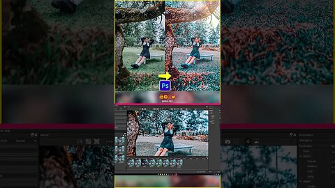 Speed Up Your Color Grading in Photoshop - And Get AMAZING Results! #shorts #borisfx