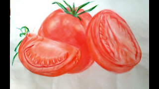drawing tomatom colors