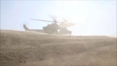 Marine Helicopters Conduct Assault Support Mission