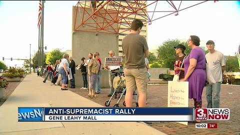 Omaha rally protests Trump response to Charlottesville