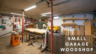 Small Wood shop tour. Ultimate small space workshop. New shop soon?