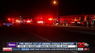Fire breaks out at Virginia Avenue Elementary School