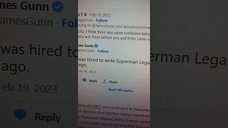 James Gunn Reveals He Was Hired 6 Months Ago to Write Superman Legacy