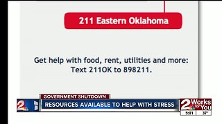Resources available to help with stress amid government shutdown