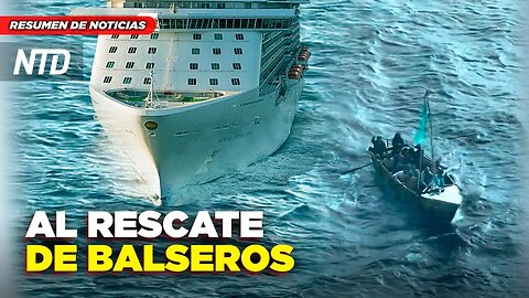 Crucero rescata a 17 balseros cubanos; Proponen quitar poder a agencias federales | NTD