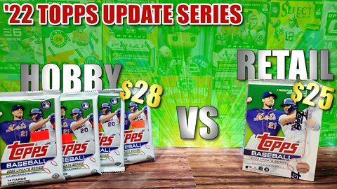$28 Hobby vs $25 Retail | 2022 Topps Baseball Update Series - Baseball Card Value Battle