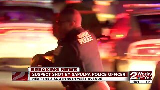 suspect shot by Sapulpa Police