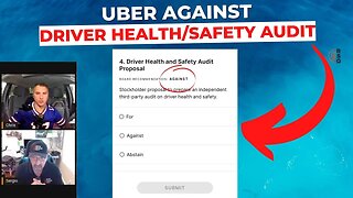 Why Is Uber AGAINST Driver Safety?!