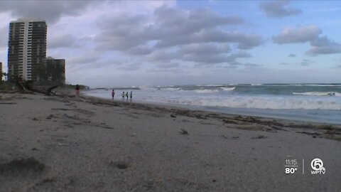 Beach erosion happening up and down the coastline