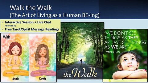 Walk the Walk (The Art of Living as a Human BE-ing)