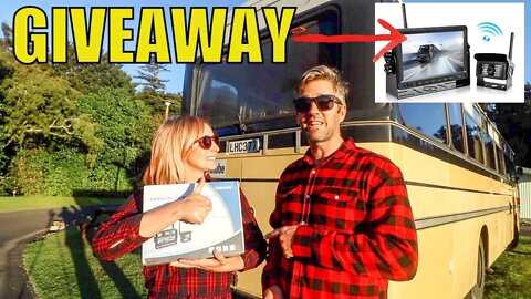 RV Reversing Camera Install & Giveaway | Bus Life NZ