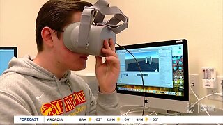 Tampa Prep students using virtual reality for anatomy lessons, architecture and creating video games