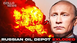 3 MINUTES AGO! Disaster on Russian Territory! Oil Depot Catches Fire in Oryol Oblast!