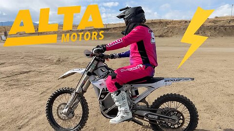 My First Time on an Electric Dirtbike! | 2018 Alta Redshift MXR