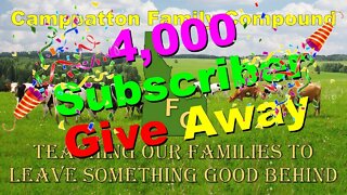 No. 842 – 4000 Subscriber Give A Way Announcement