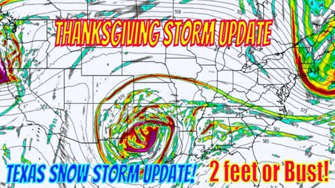 Upcoming Storm Forecast & Texas Snow Storm Potential - The WeatherMan Plus
