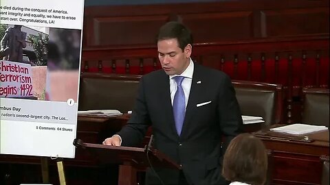 On Senate Floor, Rubio Pushes for DETER Act after Facebook Shut Down of Disinformation Campagin