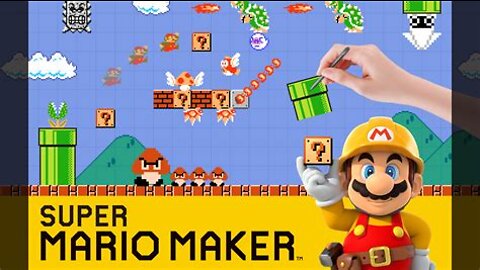 How to make a Mariokart course in Mario Maker