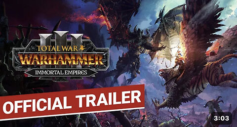 Total War- WARHAMMER III - Immortal Empires Launch Trailer