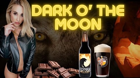 Dark O' the Moon @Elysianbrewing Pumpkin Stout Craft Beer Review with @theAllieRae