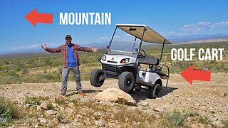 I CLIMBED A MOUNTAIN IN A GOLF CART POWERED BY ROYPOW 48V LITHIUM BATTERY | IT WAS AWESOME