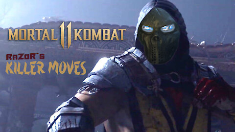 RaZoR's KILLER MOVES on MORTAL KOMBAT 11*1 MIN CLIP*BEST MOVES*CUT SCENES*