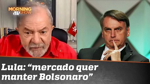 “Preso ao passado”, Lula diz que o MERCADO quer manter Bolsonaro