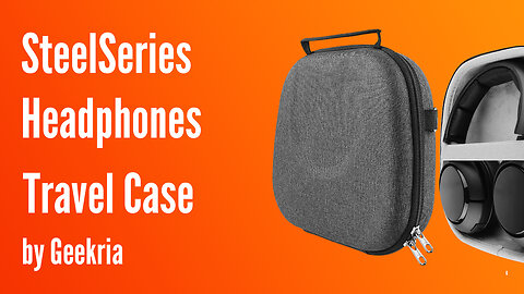 SteelSeries Over-Ear Headphones Travel Case, Hard Shell Headset Carrying Case | Geekria