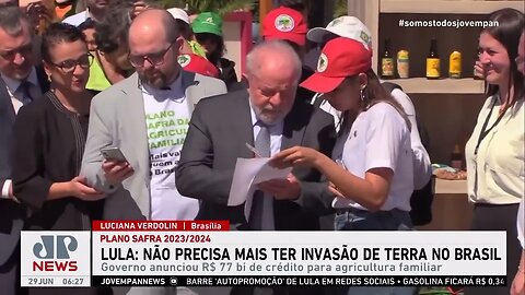 Lula diz que “não precisa mais ter invasão de terra no Brasil”