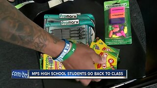 MPS high school students return to class
