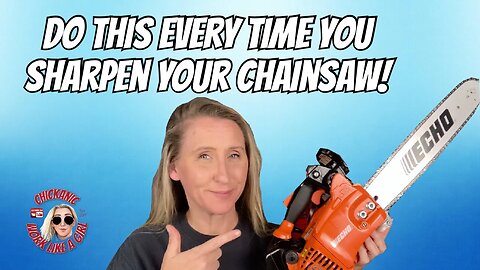 Sharpening your chainsaw? DO THIS to get twice the life out of your bar!