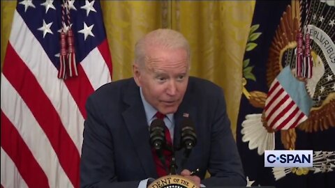 Biden Whispers To The Media In An Uncomfortable Moment