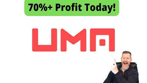 After My Alert This Morning, UMA Pumped 70%! Amazing!