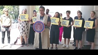 The Families Belong Together Rally On The City Hall Steps hosted by @ACLU @NYCLU @voteshekar