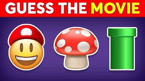 Guess the MOVIE by Emoji Quiz 🎬🍿 100 Movies Emoji Puzzles