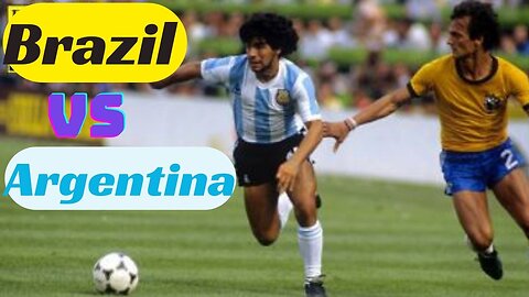 Argentina Vs Brazil World Cup 1982 | Full highlight | Diego Maradona | Football Cricket Highlights