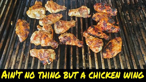 What's cooking with The Bear? Grilled chicken wings 2 ways.