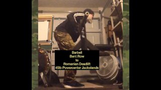 Jackstand Barbell Bent Row to RDL