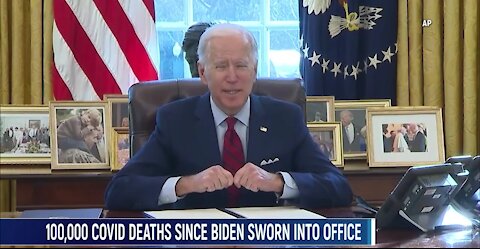 100,000 Deaths Attributed To Covid Since Joe Biden Took Office