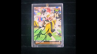 Signed Football Card!! #viralvideo #trendingvideo #popular #pittsburgh #football #signed #collection