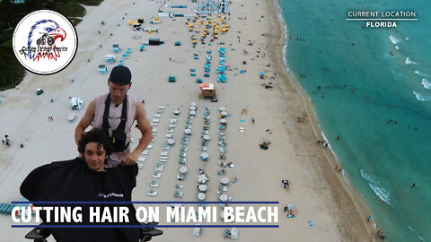 Cutting Hair On Miami Beach | #CuttingThroughAmerica