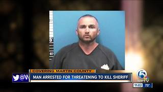 Man arrested for threatening to kill Martin County Sheriff, deputies say
