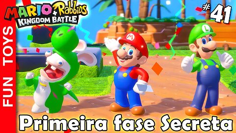 Mario + Rabbids Kingdom Battle #41 - Jogando a PRIMEIRA fase SECRETA com personagens diferentes!