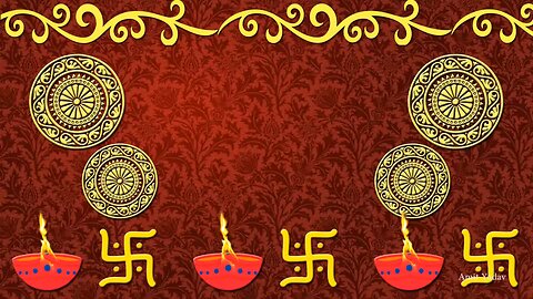 Diwali red motion graphic animation HD 1080