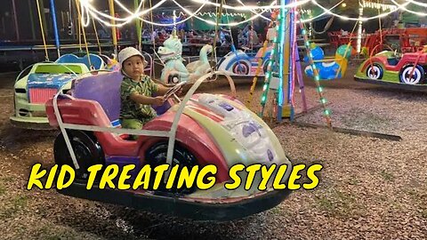 How to entertain kid at local playground - he look so excited and enjoy the moment