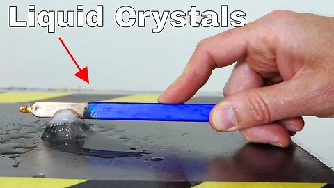 Liquid Crystals Painted on Heat Pipes